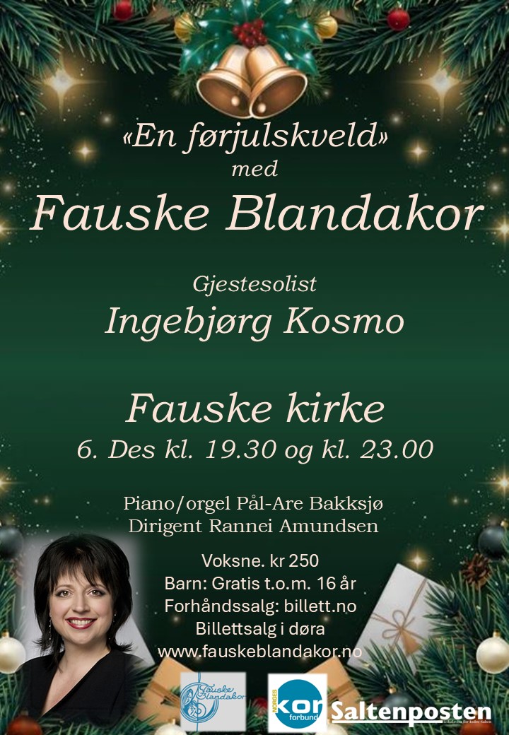 Billettsalg julekonsert 6. des